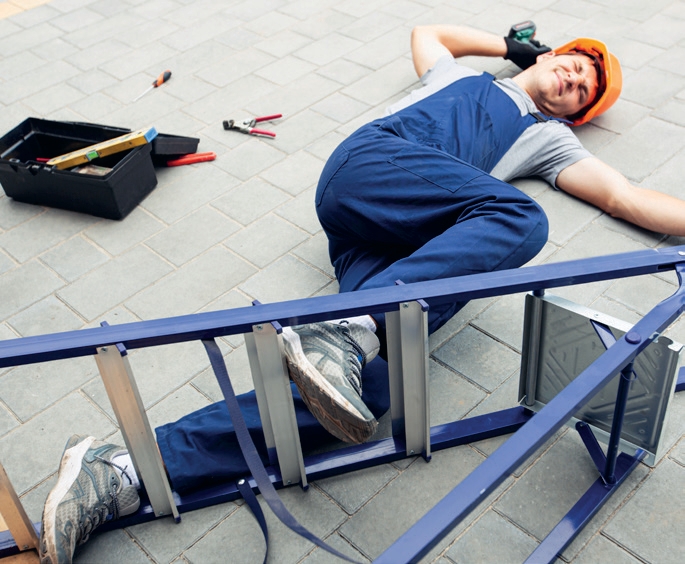 Laquelle de ces blessures peut survenir lors de travaux d’entretien ou de rénovations résidentielles?